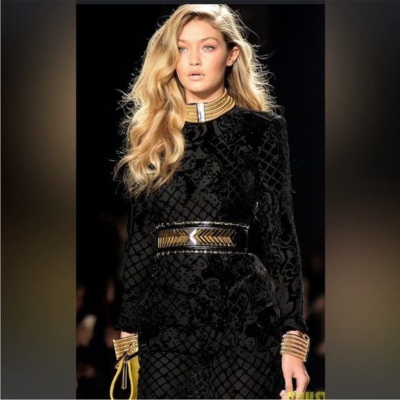 Balmain x H&M Silk Black Mini Dress 4 - Picture 1 of 12